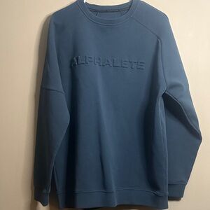 Alphalete Better Than Our Best Men's Blue Sweater Large